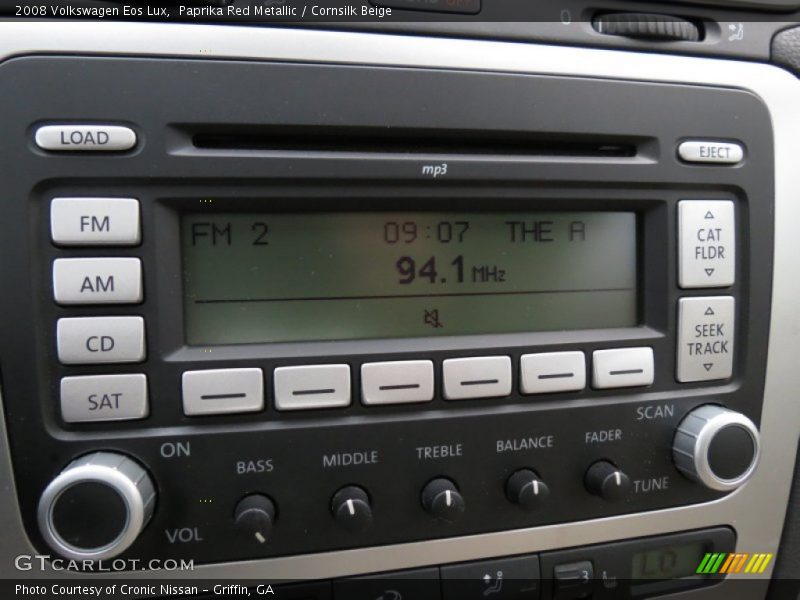 Paprika Red Metallic / Cornsilk Beige 2008 Volkswagen Eos Lux