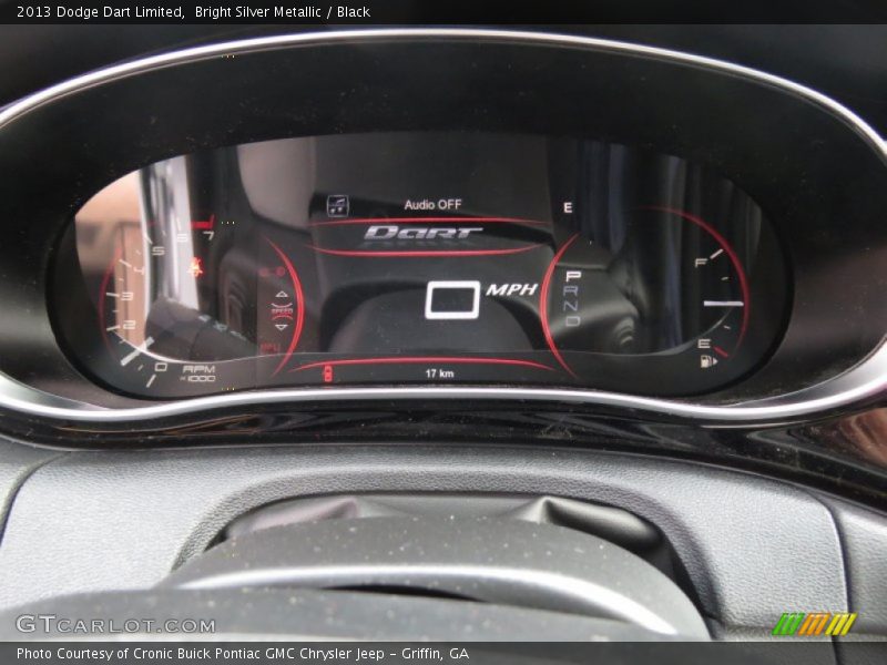 Bright Silver Metallic / Black 2013 Dodge Dart Limited