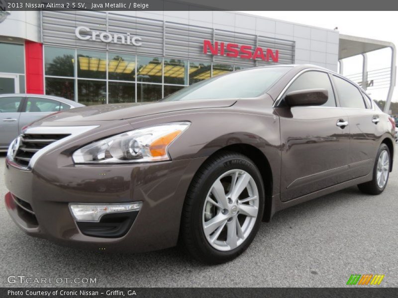 Java Metallic / Beige 2013 Nissan Altima 2.5 SV