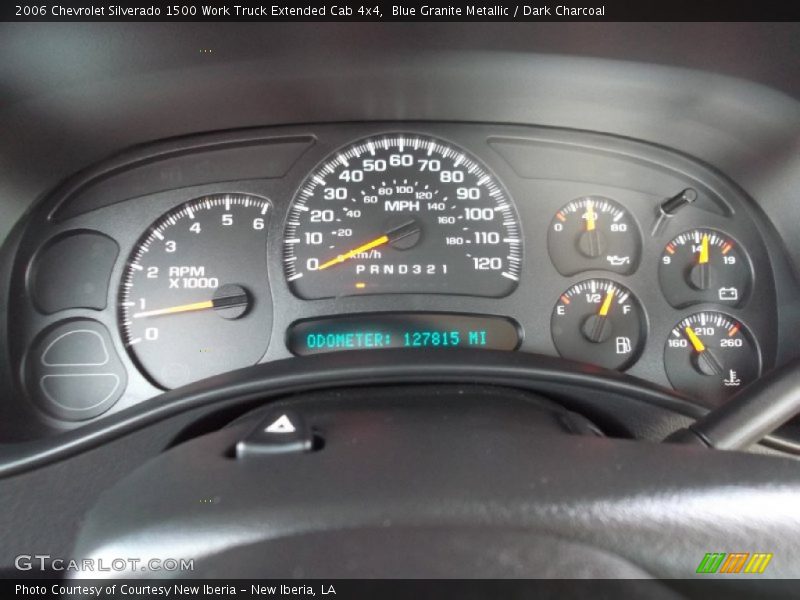 Blue Granite Metallic / Dark Charcoal 2006 Chevrolet Silverado 1500 Work Truck Extended Cab 4x4
