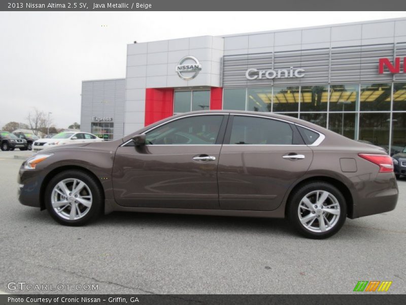 Java Metallic / Beige 2013 Nissan Altima 2.5 SV