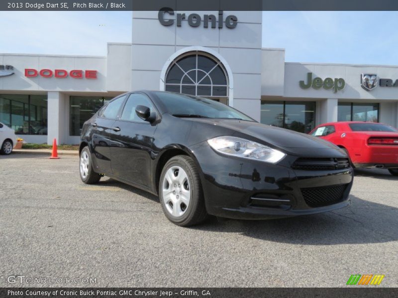 Pitch Black / Black 2013 Dodge Dart SE