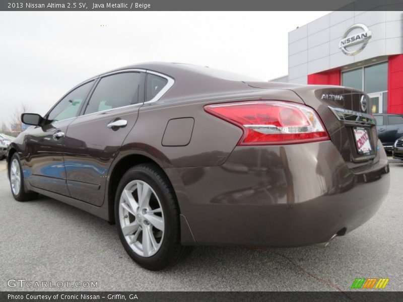 Java Metallic / Beige 2013 Nissan Altima 2.5 SV
