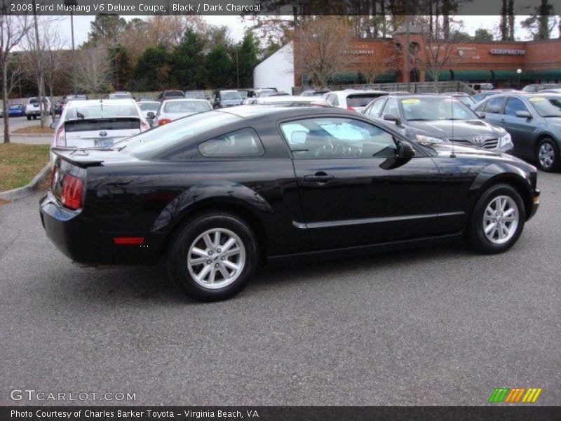 Black / Dark Charcoal 2008 Ford Mustang V6 Deluxe Coupe