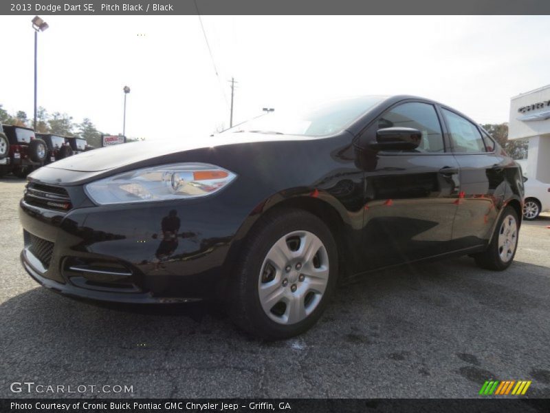 Pitch Black / Black 2013 Dodge Dart SE