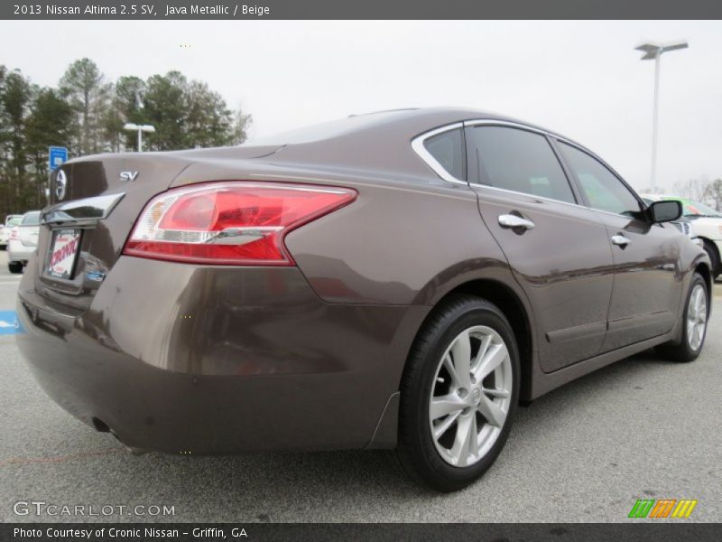 Java Metallic / Beige 2013 Nissan Altima 2.5 SV