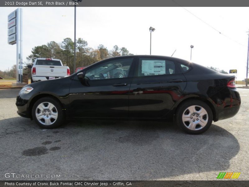 Pitch Black / Black 2013 Dodge Dart SE