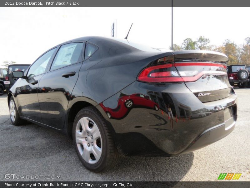 Pitch Black / Black 2013 Dodge Dart SE
