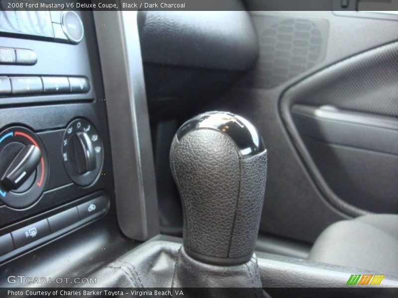 Black / Dark Charcoal 2008 Ford Mustang V6 Deluxe Coupe