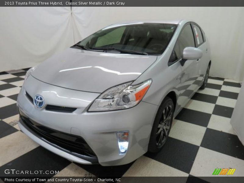 Classic Silver Metallic / Dark Gray 2013 Toyota Prius Three Hybrid