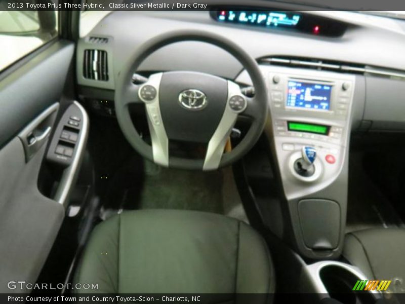 Classic Silver Metallic / Dark Gray 2013 Toyota Prius Three Hybrid