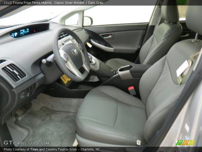 Classic Silver Metallic / Dark Gray 2013 Toyota Prius Three Hybrid
