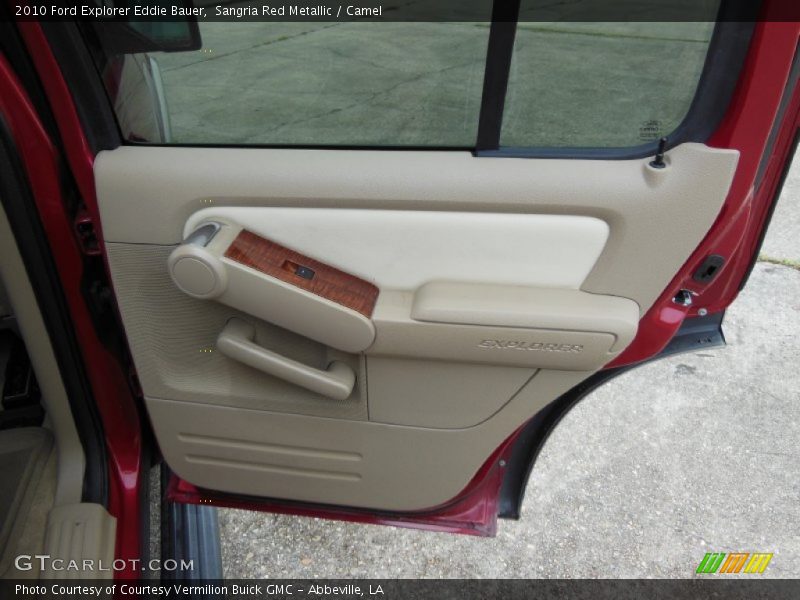 Sangria Red Metallic / Camel 2010 Ford Explorer Eddie Bauer