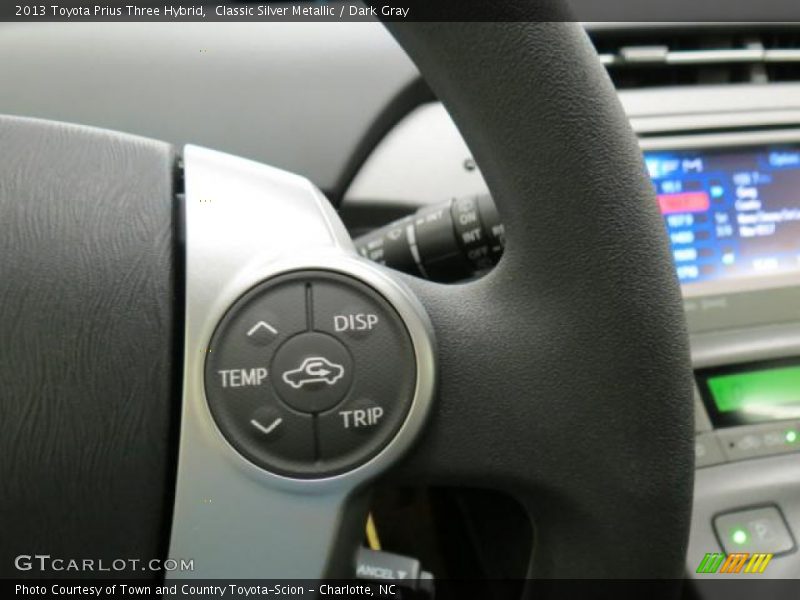 Classic Silver Metallic / Dark Gray 2013 Toyota Prius Three Hybrid