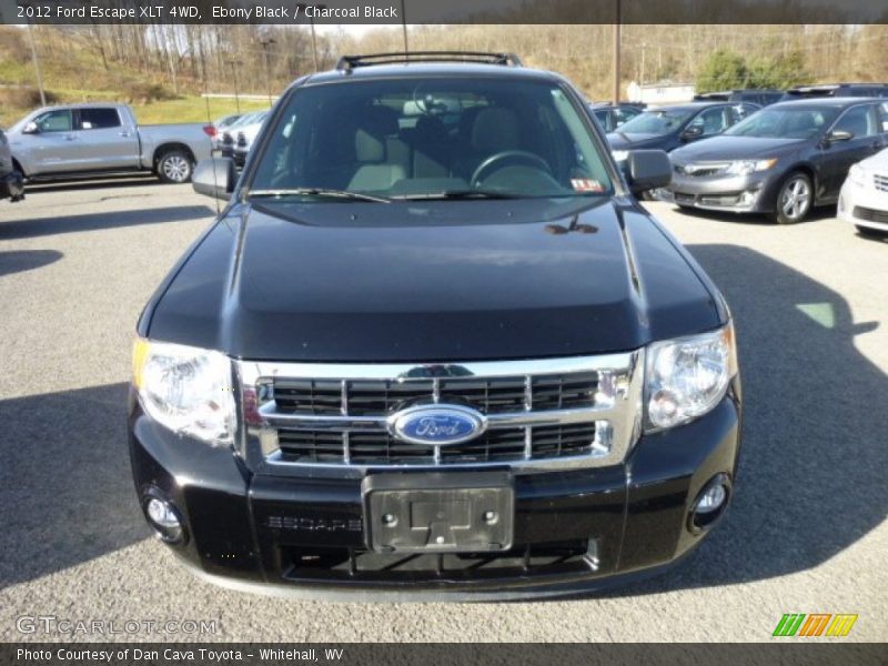 Ebony Black / Charcoal Black 2012 Ford Escape XLT 4WD