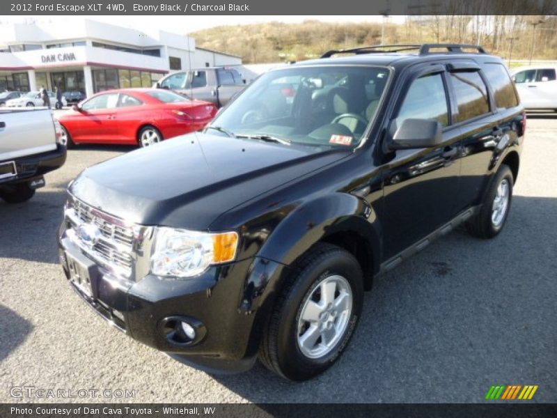 Ebony Black / Charcoal Black 2012 Ford Escape XLT 4WD