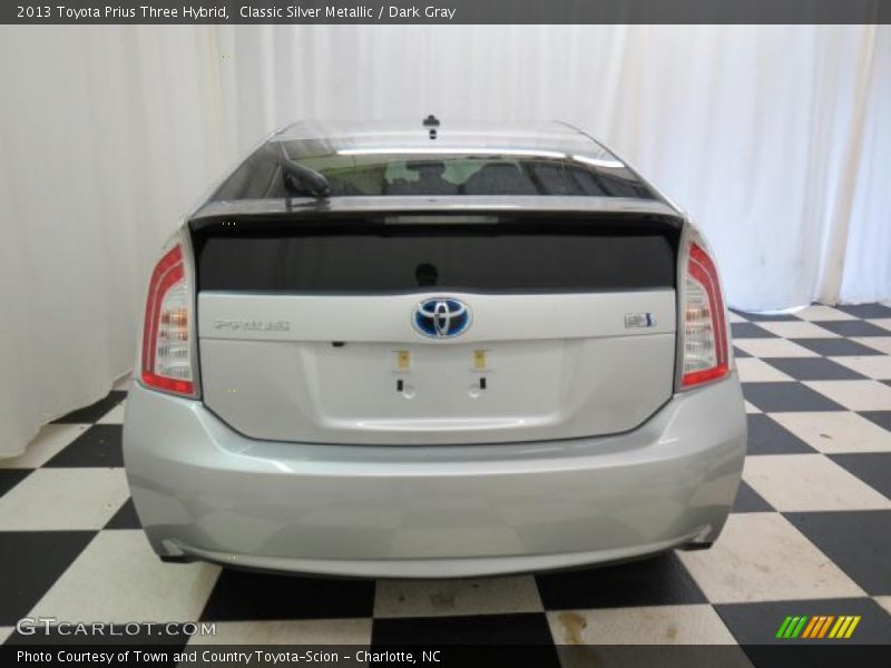 Classic Silver Metallic / Dark Gray 2013 Toyota Prius Three Hybrid