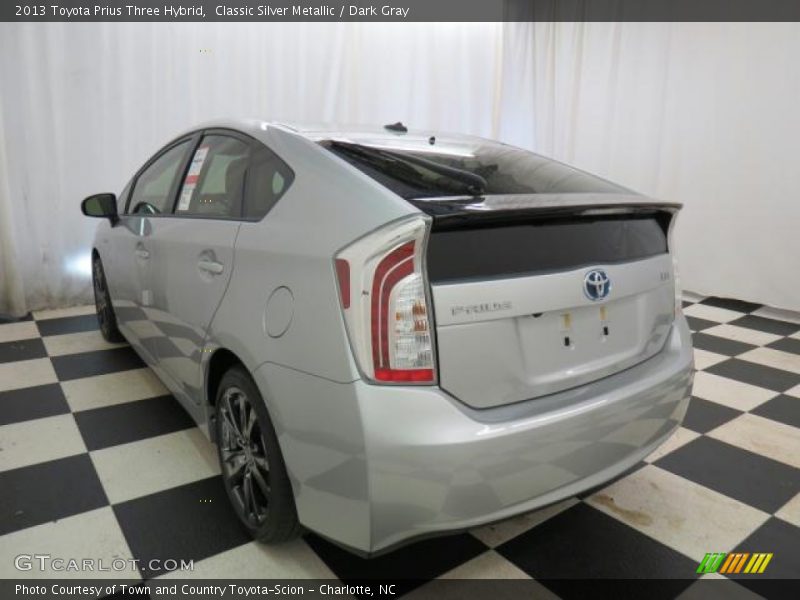 Classic Silver Metallic / Dark Gray 2013 Toyota Prius Three Hybrid