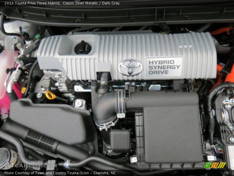 Classic Silver Metallic / Dark Gray 2013 Toyota Prius Three Hybrid