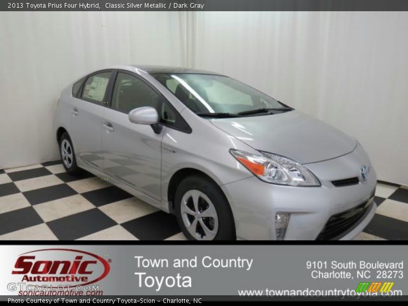 Classic Silver Metallic / Dark Gray 2013 Toyota Prius Four Hybrid