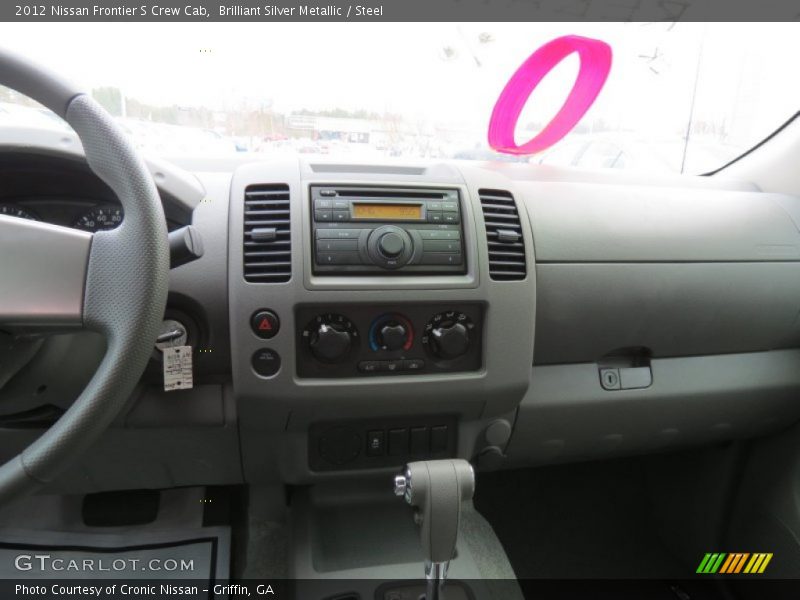 Brilliant Silver Metallic / Steel 2012 Nissan Frontier S Crew Cab