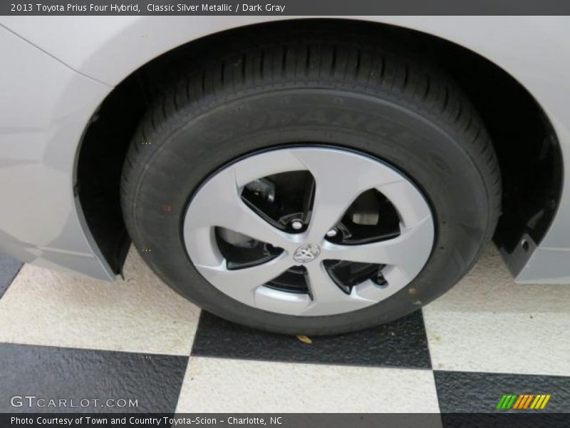 Classic Silver Metallic / Dark Gray 2013 Toyota Prius Four Hybrid