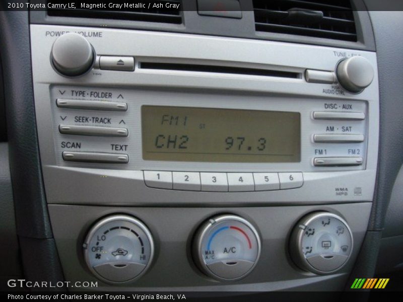 Magnetic Gray Metallic / Ash Gray 2010 Toyota Camry LE