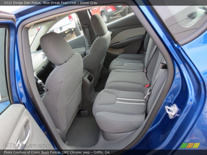 Blue Streak Pearl Coat / Diesel Gray 2013 Dodge Dart Rallye