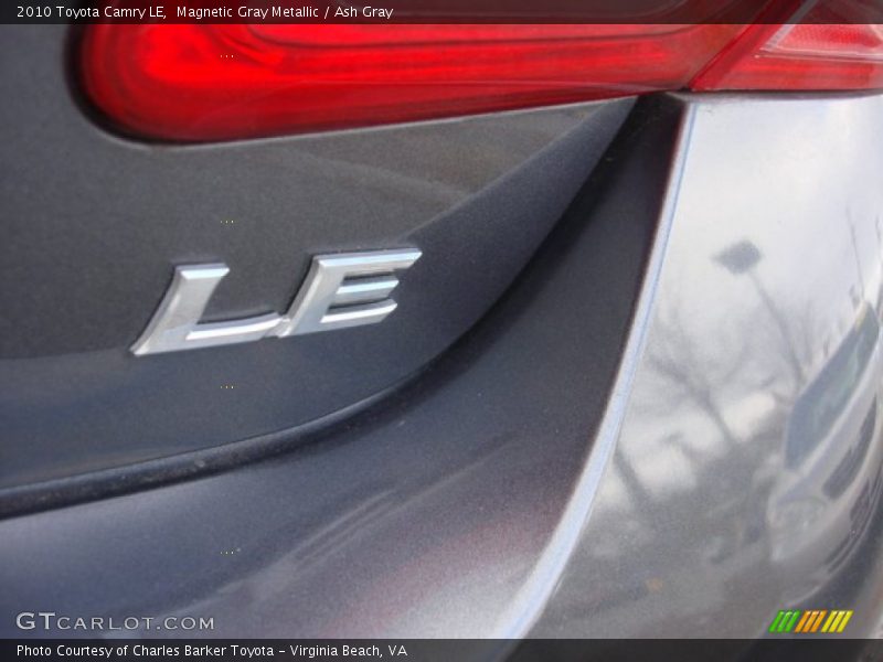 Magnetic Gray Metallic / Ash Gray 2010 Toyota Camry LE