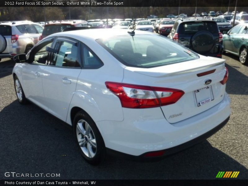 Oxford White / Two-Tone Sport 2012 Ford Focus SE Sport Sedan
