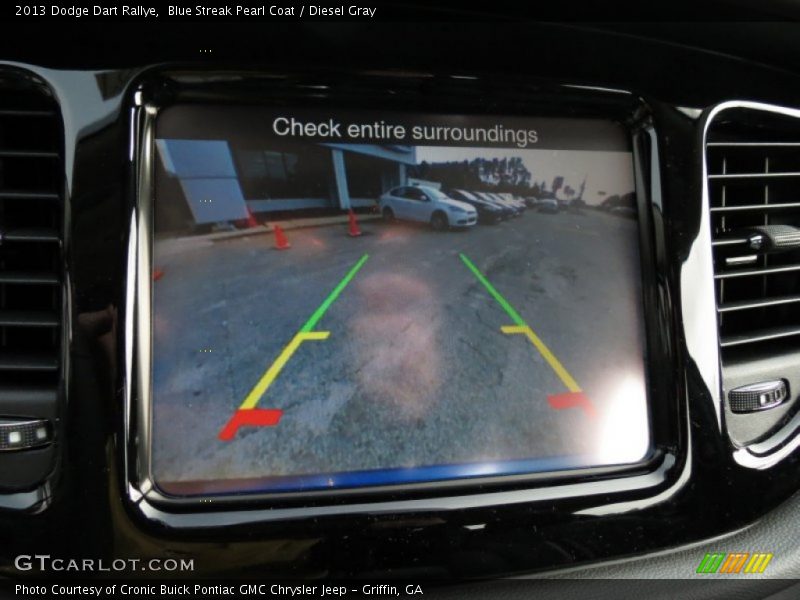 Blue Streak Pearl Coat / Diesel Gray 2013 Dodge Dart Rallye