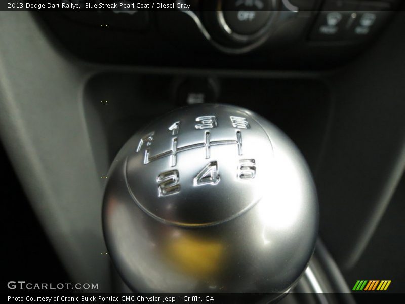 Blue Streak Pearl Coat / Diesel Gray 2013 Dodge Dart Rallye