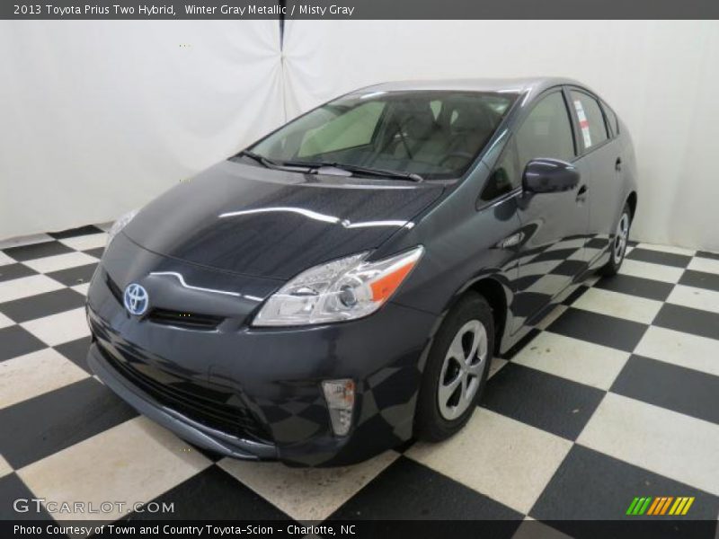 Winter Gray Metallic / Misty Gray 2013 Toyota Prius Two Hybrid