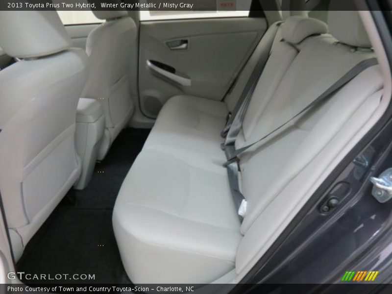 Winter Gray Metallic / Misty Gray 2013 Toyota Prius Two Hybrid