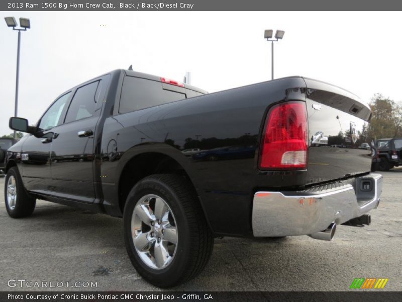 Black / Black/Diesel Gray 2013 Ram 1500 Big Horn Crew Cab