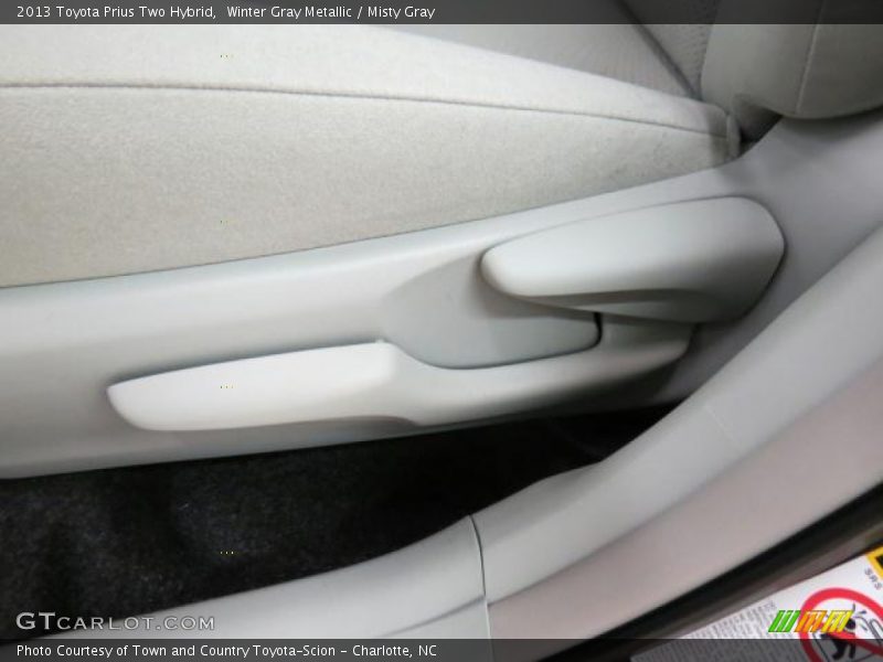 Winter Gray Metallic / Misty Gray 2013 Toyota Prius Two Hybrid