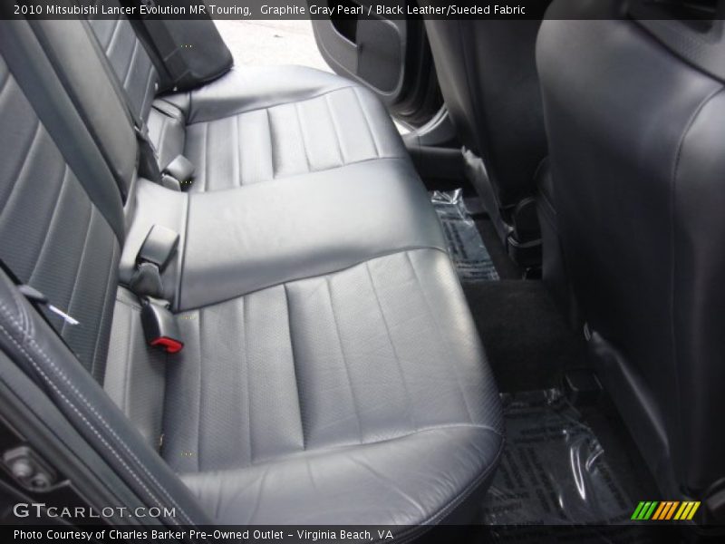 Graphite Gray Pearl / Black Leather/Sueded Fabric 2010 Mitsubishi Lancer Evolution MR Touring