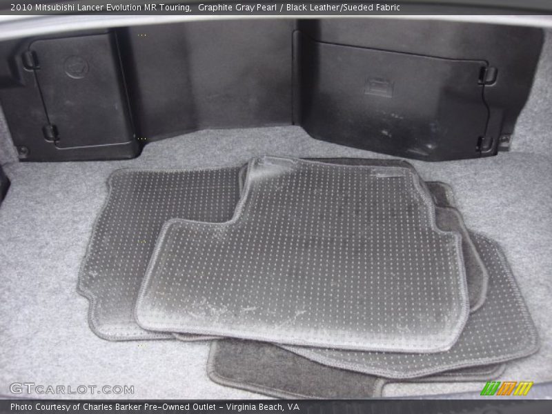 Graphite Gray Pearl / Black Leather/Sueded Fabric 2010 Mitsubishi Lancer Evolution MR Touring