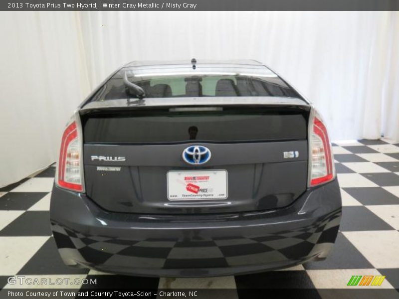 Winter Gray Metallic / Misty Gray 2013 Toyota Prius Two Hybrid