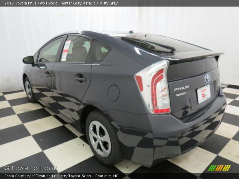Winter Gray Metallic / Misty Gray 2013 Toyota Prius Two Hybrid