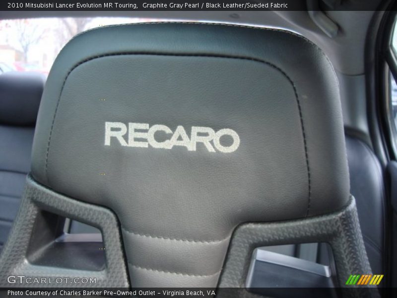 Graphite Gray Pearl / Black Leather/Sueded Fabric 2010 Mitsubishi Lancer Evolution MR Touring