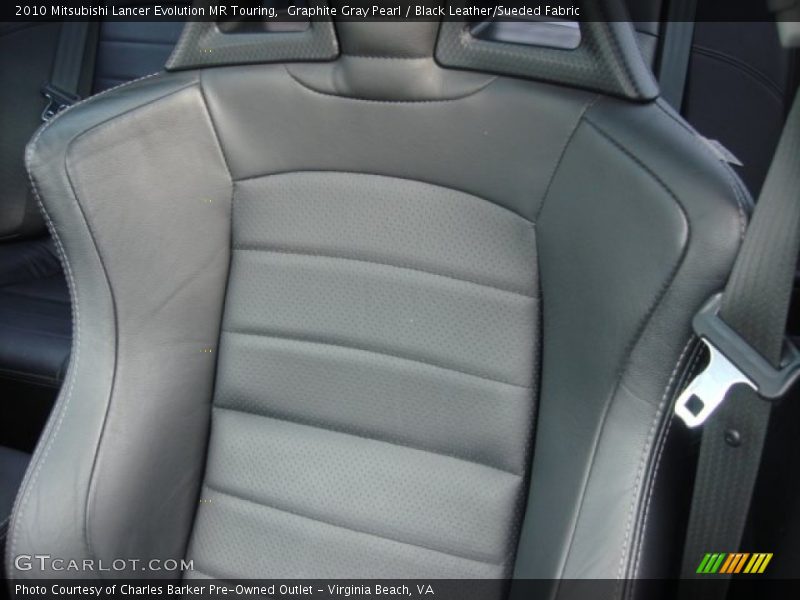 Front Seat of 2010 Lancer Evolution MR Touring
