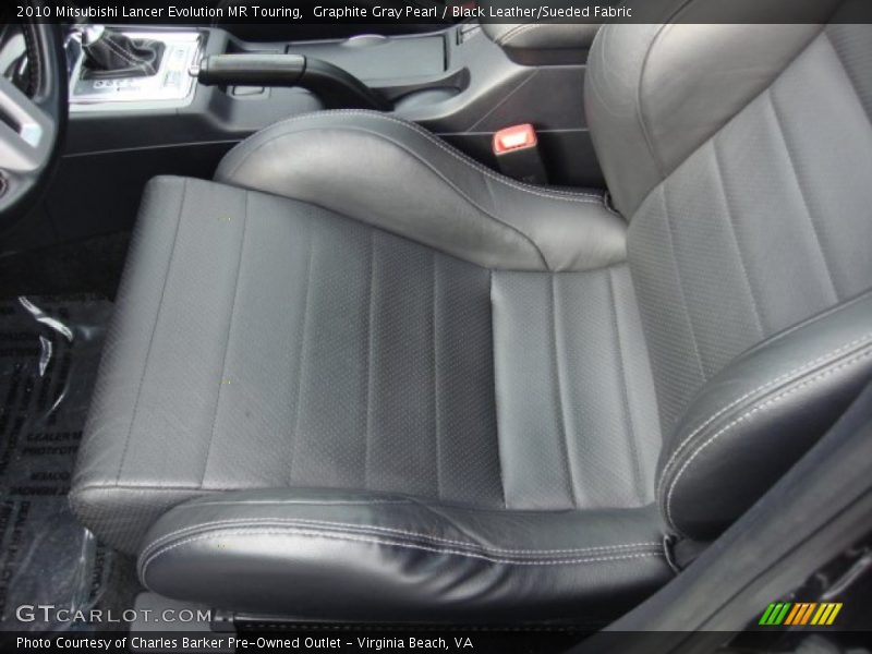 Front Seat of 2010 Lancer Evolution MR Touring