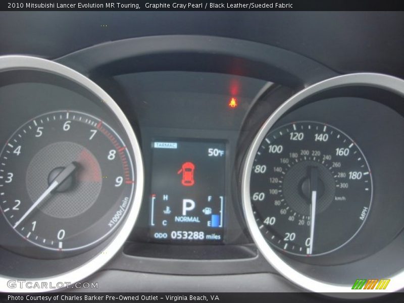  2010 Lancer Evolution MR Touring MR Touring Gauges