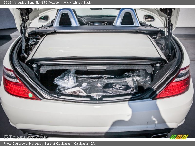 Arctic White / Black 2013 Mercedes-Benz SLK 250 Roadster
