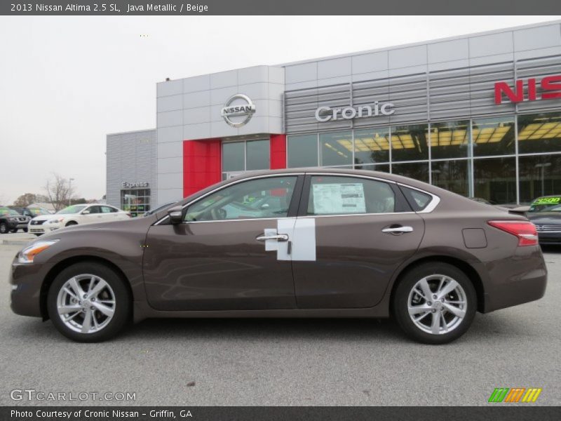 Java Metallic / Beige 2013 Nissan Altima 2.5 SL