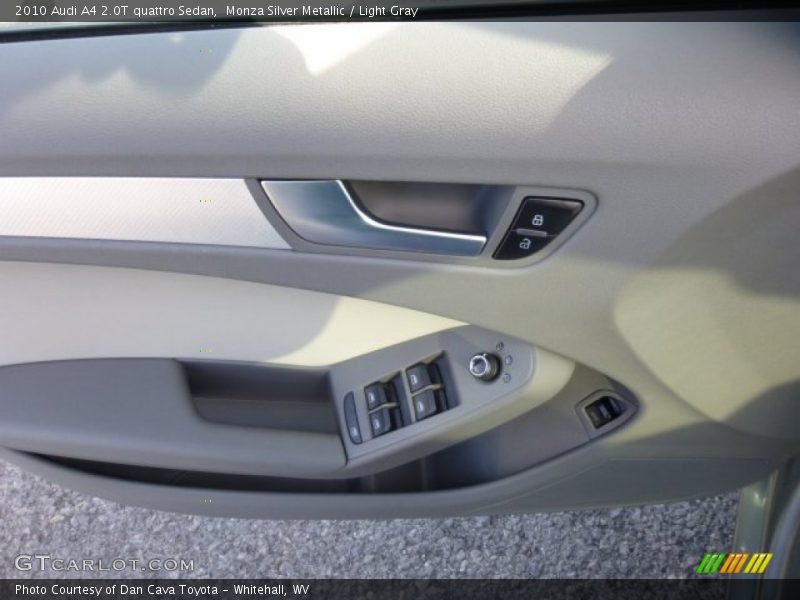 Monza Silver Metallic / Light Gray 2010 Audi A4 2.0T quattro Sedan