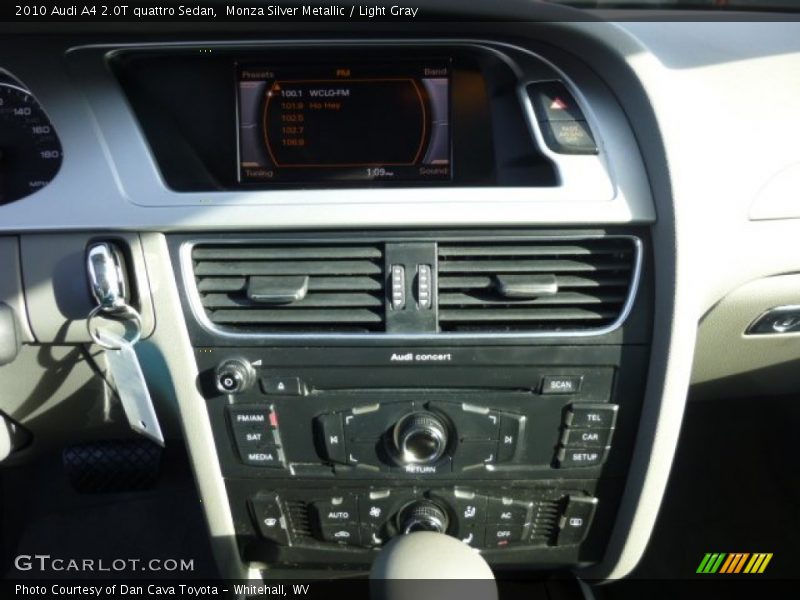Monza Silver Metallic / Light Gray 2010 Audi A4 2.0T quattro Sedan