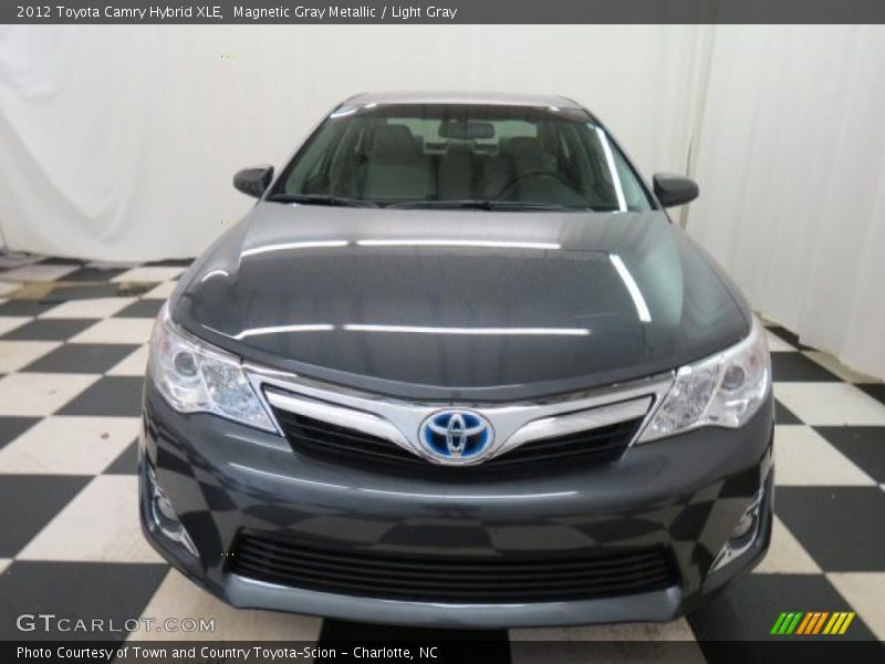 Magnetic Gray Metallic / Light Gray 2012 Toyota Camry Hybrid XLE