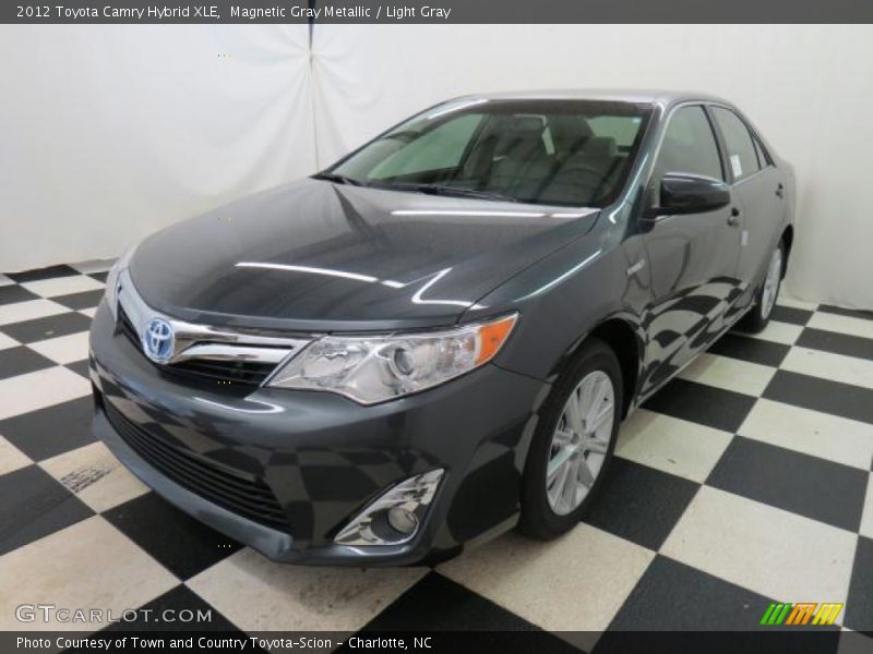 Magnetic Gray Metallic / Light Gray 2012 Toyota Camry Hybrid XLE